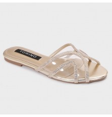 ZX3245 flat slippers with a...