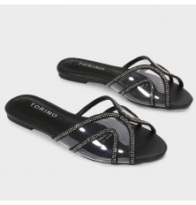 ZX3245 flat slippers with a...
