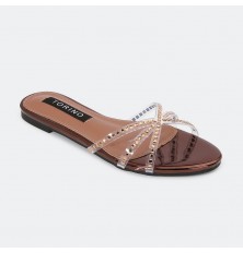 ZX2923 flat slippers with a...