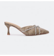 HXQB67 Elegant velvet slipper
