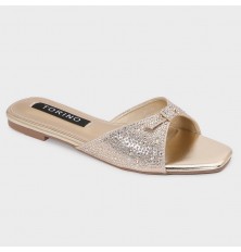 ZX3264 نعال مسطح براق