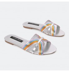 ZX2580 Flat slippers with a...