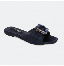 ZX3319 نعال مسطح مزين ببروش