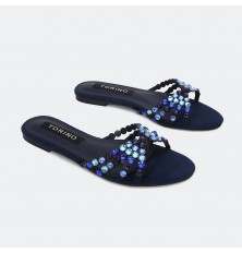 ZX3324 نعال مسطح مزين...