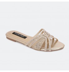 ZX3326 نعال مسطح براق