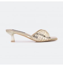 ZXQ2342 Shiny heel slippers...