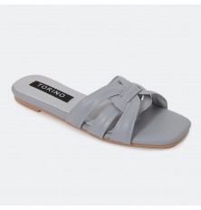 ZX2747 Flat leather slippers