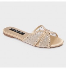ZX2820 Flat sandals with a...