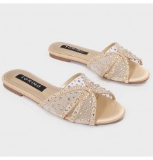 ZX2820 Flat sandals with a...