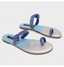 ZX2841 Flat sandals with a...