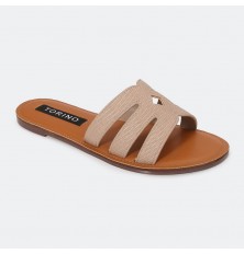 ZX2875  نعال مسطح أنيق ذو...