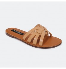 ZX2879 flat slippers with...