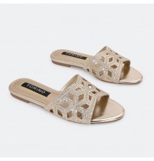 ZX2934 Flat slippers with...