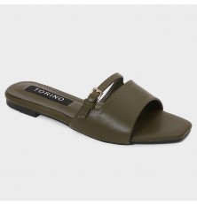 ZX3140 flat slippers with a...