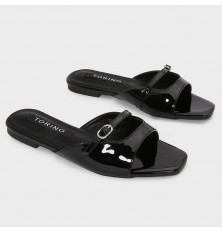 ZX3153  نعال مسطح لامع أنيق...
