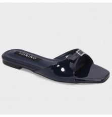 ZX3157 Shiny flat slippers...