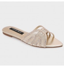 ZX3164 Flat slippers with a...