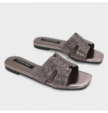 ZX3172 Flat slippers with...