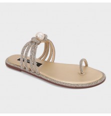 ZX3188 Flat slippers with a...