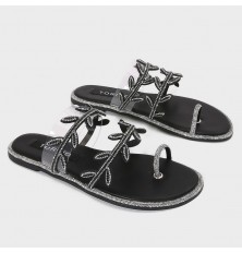 ZX3193 نعال مسطح من حبال...