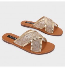 ZX3194  نعال مسطح من تورينو...