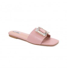flat slippers in bright...