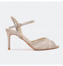 QSQ773 Heel Sandal Made of...