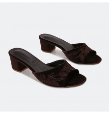 QXQ2436 Heeled slippers...