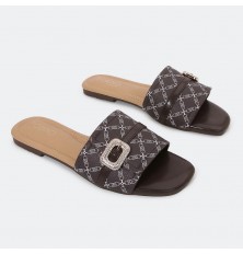 OX2786 نعال مسطح كاجوال...