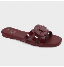 OX3221 Flat Slippers with a...
