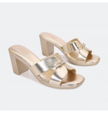 OXQ2409 Wide Heel slippers...