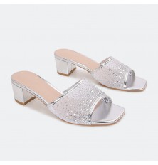 LXQ2545 Heeled Slippers...