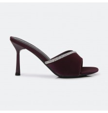 HXQ497 Thin heel slippers...