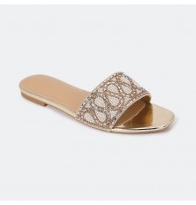HX222 Flat slippers with...