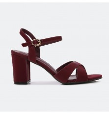 LSQ838 Satin Material Heel...