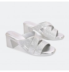 OXQ2407 Open-toe heeled...