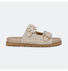 ZX2715 نعال مسطح بحزامين...