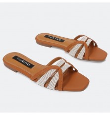 ZX2729 Square Toe Flat...