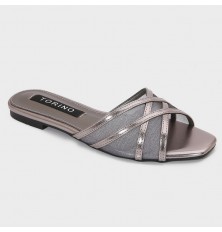 ZX3135 Flat slippers with a...