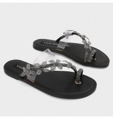 ZX3189 Flat slippers with a...