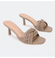 BXQ1777 square-toe stiletto...